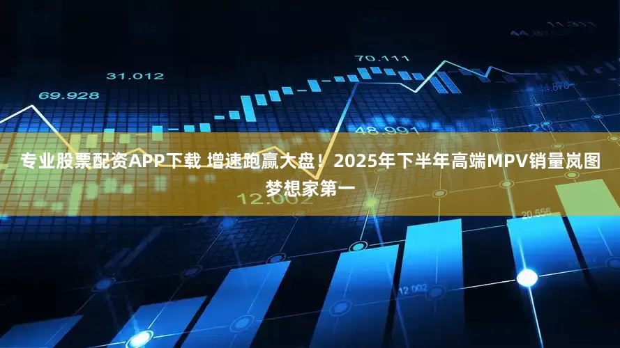 专业股票配资APP下载 增速跑赢大盘！2025年下半年高端MPV销量岚图梦想家第一